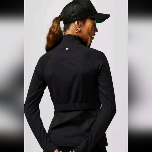 Fabletics Womens Black Trinity Performance Jacket  Lightweight Athletic Jacket M - Picture 1 of 13